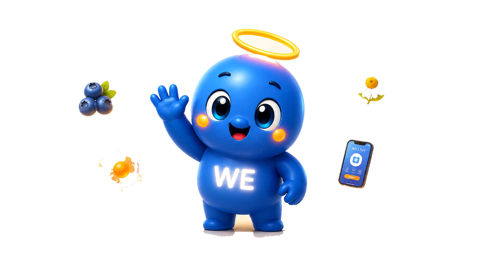 WE, your Wellthy mascot